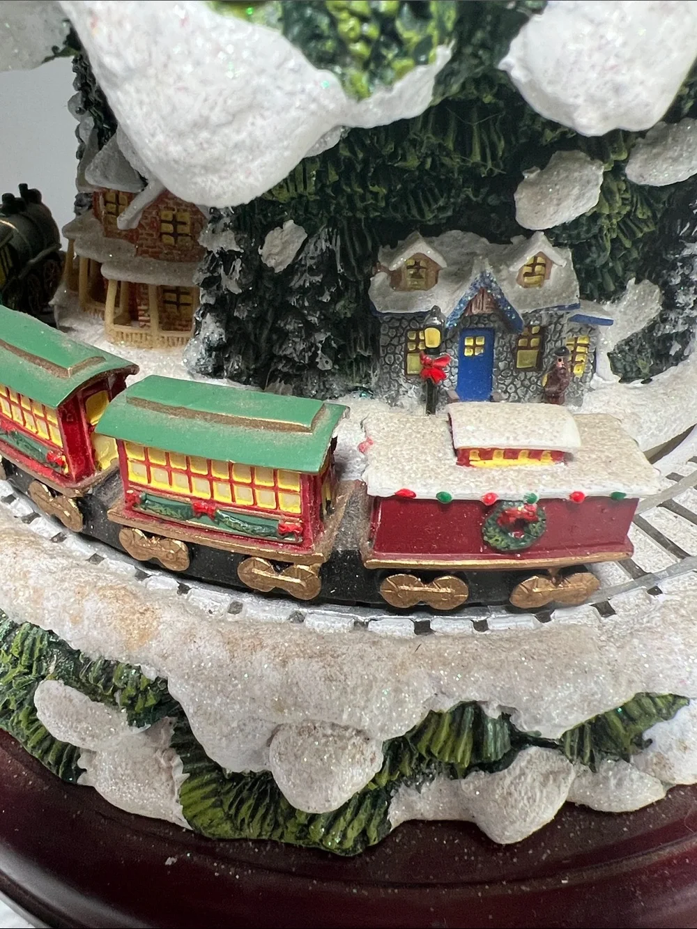 Hawthorne Village Thomas Kinkade Wonderland Express Christmas Tree - Train Music